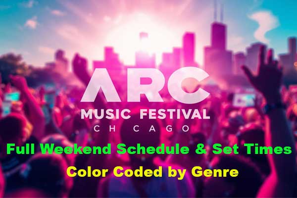 Arc Music Fest Schedule & Set Guide